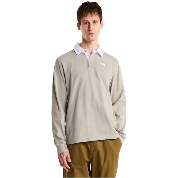 2026 The North Face Mens Vista Rugby Shirt NF0A8H7E - Stone Slab